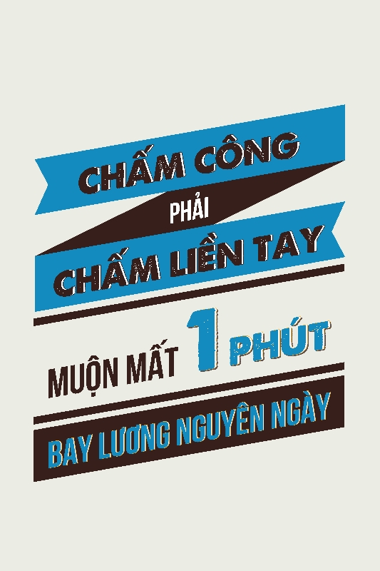 Chấm công phải chấm liền tay