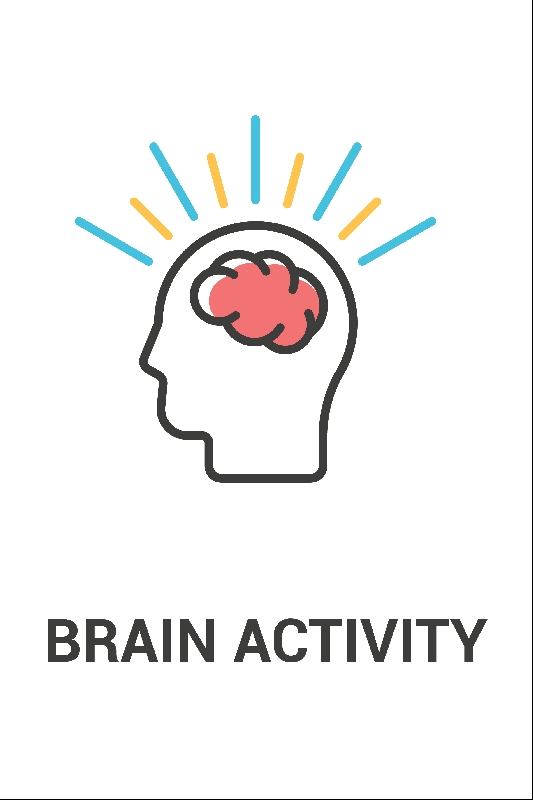 Tranh canvas hiện đại Brain activity