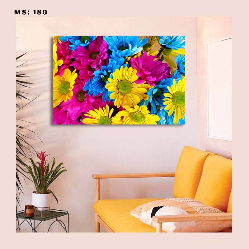 Tranh canvas hoa cỏ 