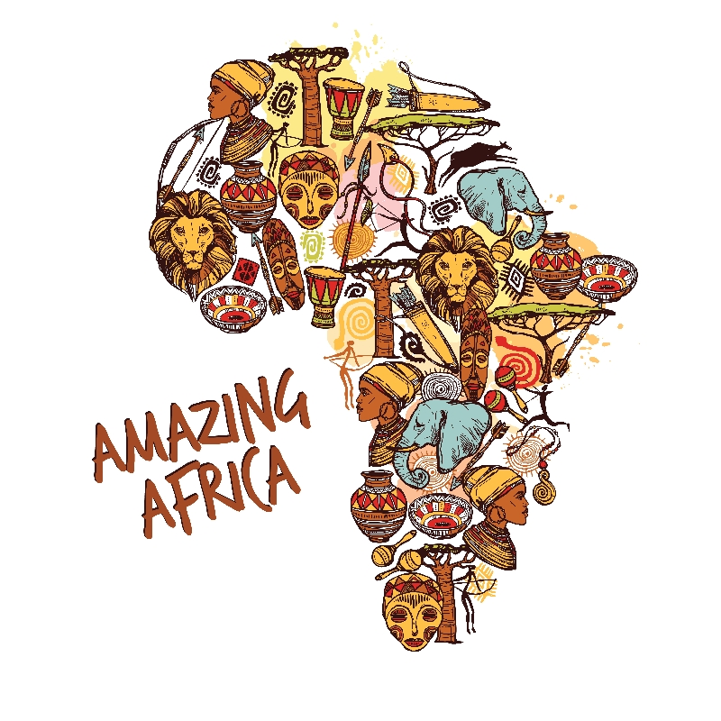 Tranh canvas amazing africa 17