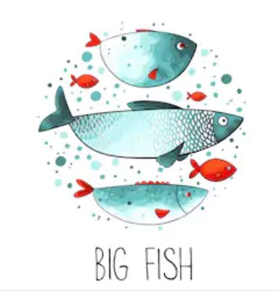 Tranh canvas big fish 443362252