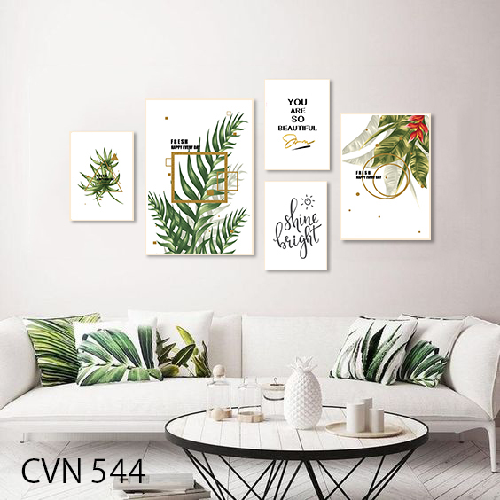 Bộ  tranh canvas trang trí decor-544